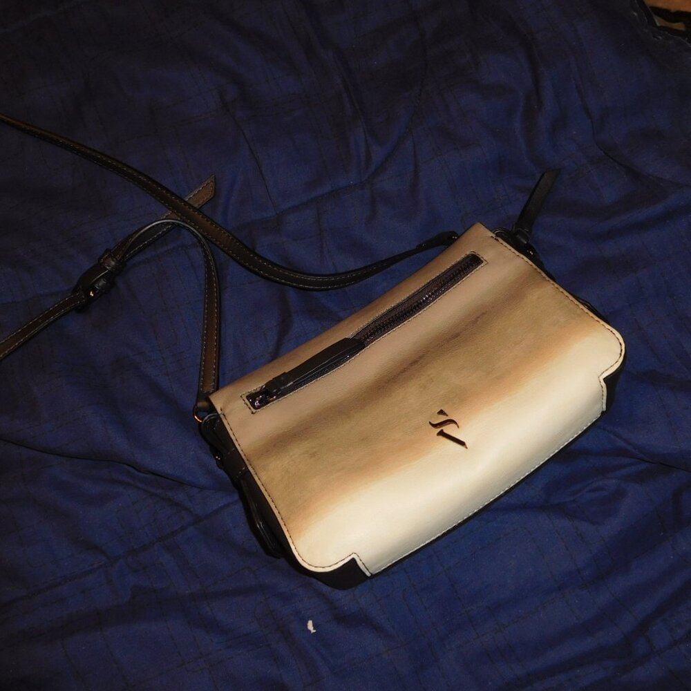 SIMPLY VERA WANG SINTRA CROSSBODY white gradient desert black